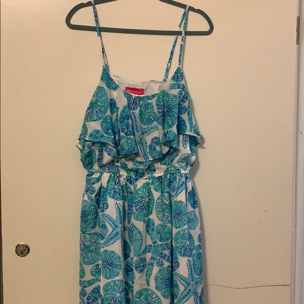 Lilly Pulitzer for Target Blue/Green Dress Sz XXL